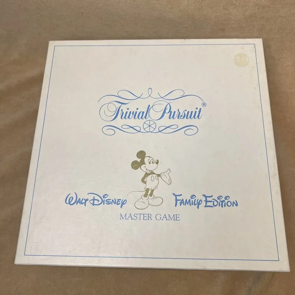Trivial‎ Pursuit Walt Disney Family Edition Master Game Vintage 1985